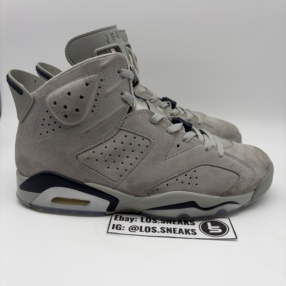 Jordan 6 Retro Georgetown Mens Size 11 Gray Magnet Navy CT8529-012 2022 Mid Top - Picture 3 of 8